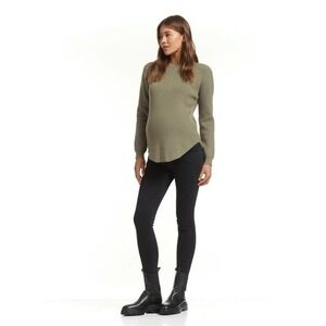 Soon Maternity Heavenly Overbelly Black Skinny Jeans